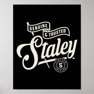 Staley Name Custom - Staley Sticker Poster