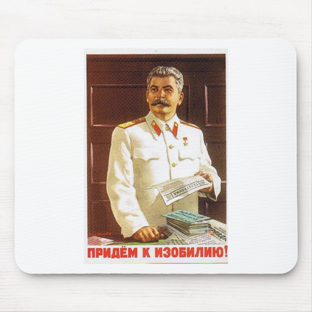 stalin poster art mouse mat (Front)