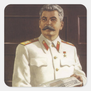 Stalin Square Sticker