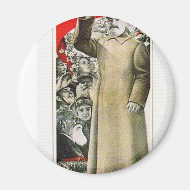 stalin the leader ussr magnet (Front)