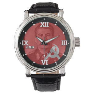 Stalin USSR Communist CCCP History Figure Watch