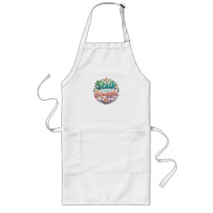 Stalk and Snuggle Cute Wildlife T-Shirt Long Apron