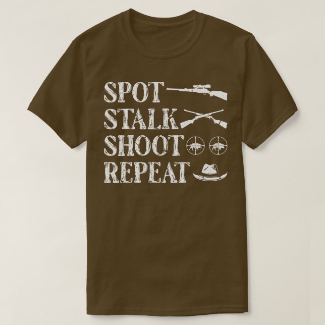 Stalk Boar Hunter Hog Hunting T-Shirt (Design Front)