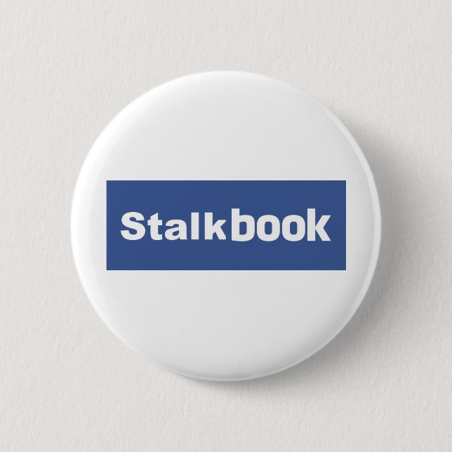 Stalk Book 6 Cm Round Badge (Front)