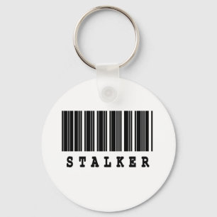stalker barcode design key ring