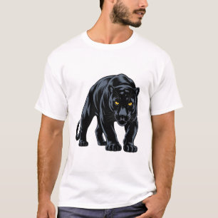 Stalking Black Panther Mascot T-Shirt