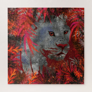 Stalking Cougar Jigsaw Puzzle - Painting