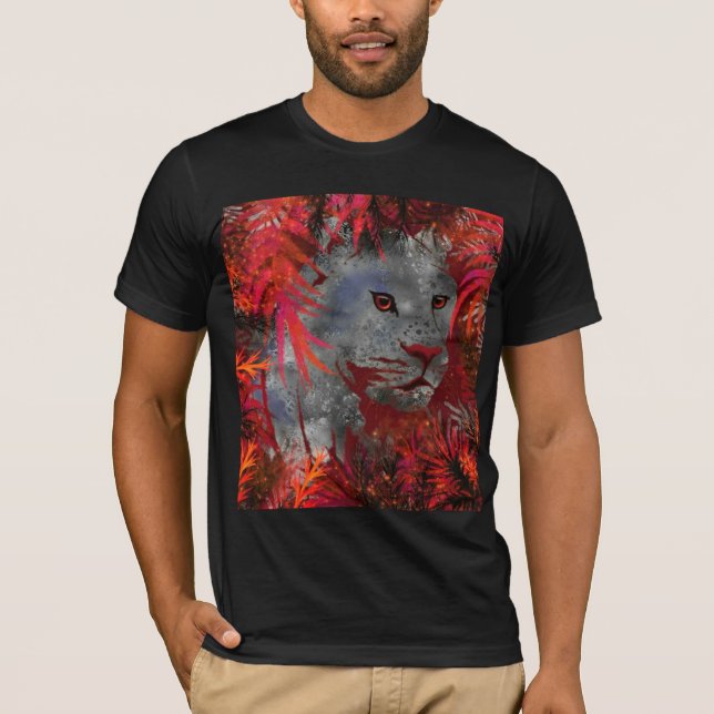 Stalking Cougar - Migned Drawing - Different T-Shirt (Front)