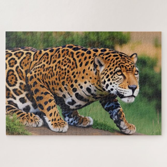 Stalking Jaguar Jigsaw Puzzle (Horizontal)
