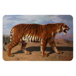 Stalking Tiger (by Rosa Bonheur) Magnet