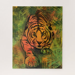 Stalking Tiger Puzzle - Painting