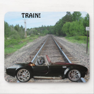 Stalled on the Tracks! Mouse Mat