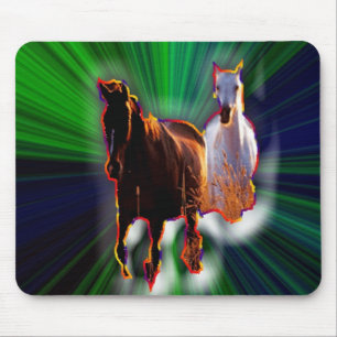 Stallion Horses Mouse Mat