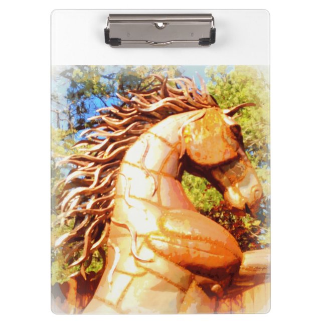 stallion mare and pony clipboard (Front)