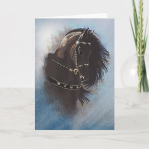 Stallion Portrait - Greeting Card