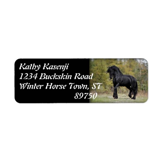 Stallion Strut Return Address Label
