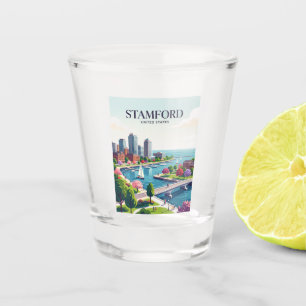 Stamford Connecticut Shot Glass