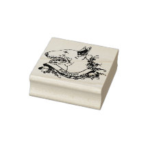 Stamp ANNO1900 with bullterrier