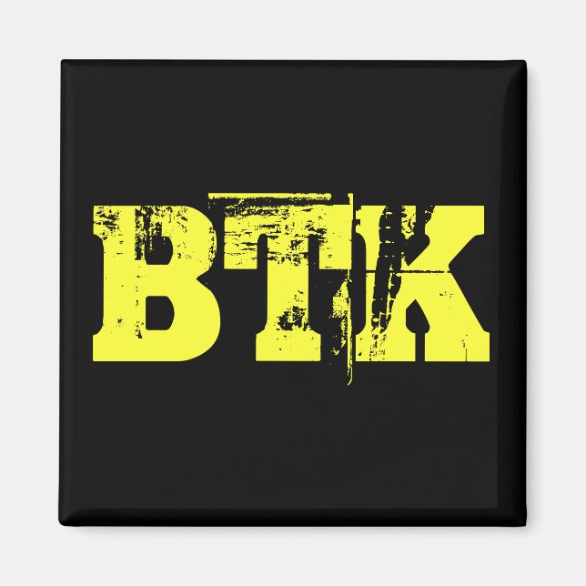 STAMP BTK SQUARE MAGNET (Front)