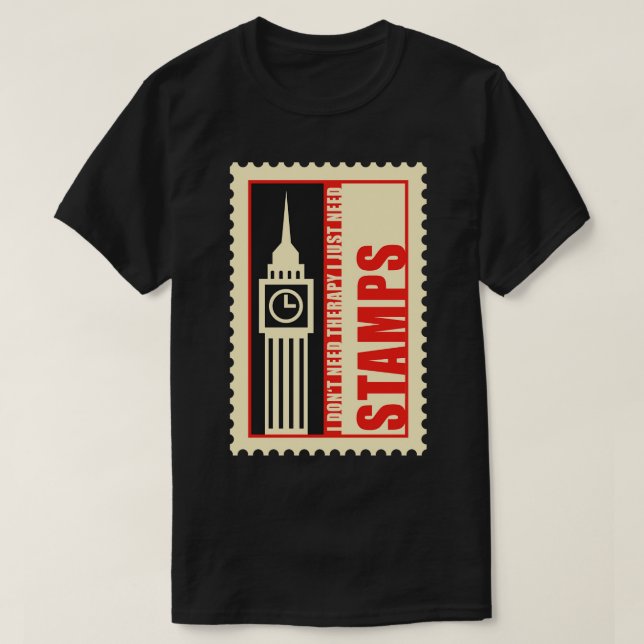 Stamp collecting 2 T-Shirt (Design Front)