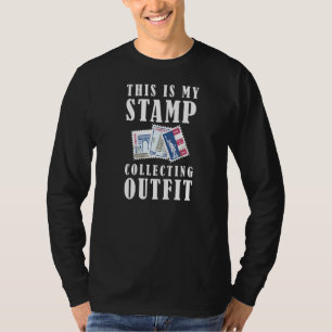 Stamp Collecting Funny Collector Philatelist Posta T-Shirt