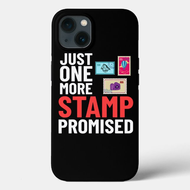 Stamp Collecting Philatelist Postal Stamps Collect Case-Mate iPhone Case (Back)