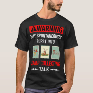 Stamp Collecting Stamps Philately Philatelist T-Shirt