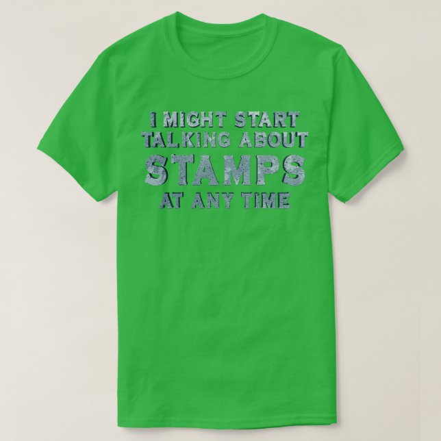 Stamp collecting T-Shirt (Design Front)