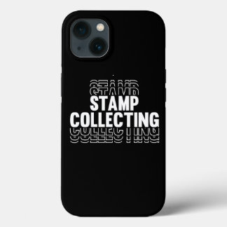 Stamp Collecting Tee for Collector Philately iPhone 13 Case