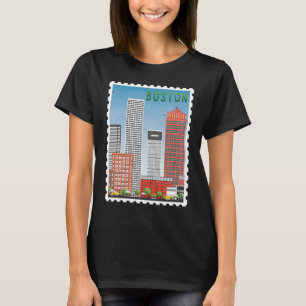 Stamp Collection Boston City Philatelist Philat T-Shirt