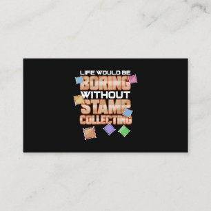 Stamp Collector Gift for Philatelist Stamp Collect Business Card