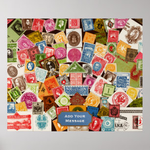 Stamp Collector Poster