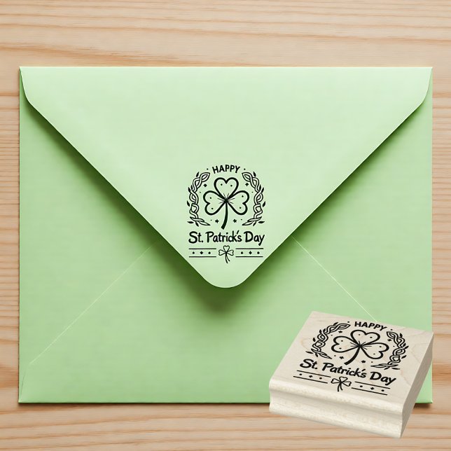 Stamp Emerald Whirl (Stamp Emerald Whirl for all St. Patrick's Day stationary)
