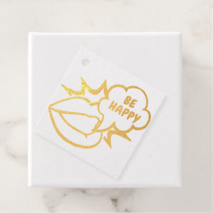 Stamp - Mouth Speech Bubble + YOUR TEXT & IDEA 1 Favour Tags