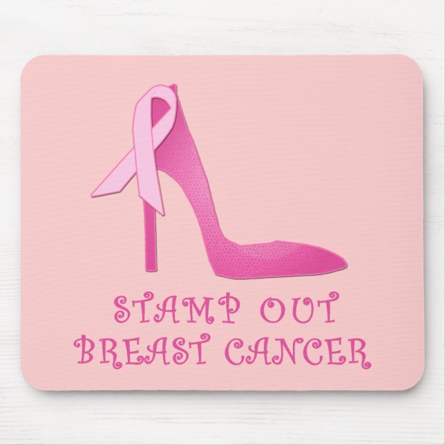 Stamp Out Breast Cancer Products Mouse Mat (Front)