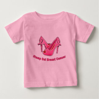 Stamp Out Breast Cancer Stilettos Baby T-Shirt