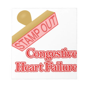 Stamp Out Congestive Heart Failure Notepad
