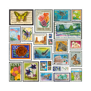 Stamp Patches Tote Bag