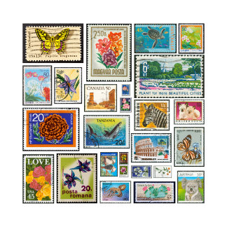 Stamp Patches Tote Bag