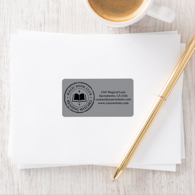 Stamp - YOUR TEXT - BOOK 1 - Fan Fun Label (Insitu)