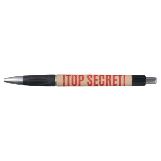 Stamped Top Secret Pen (Front)
