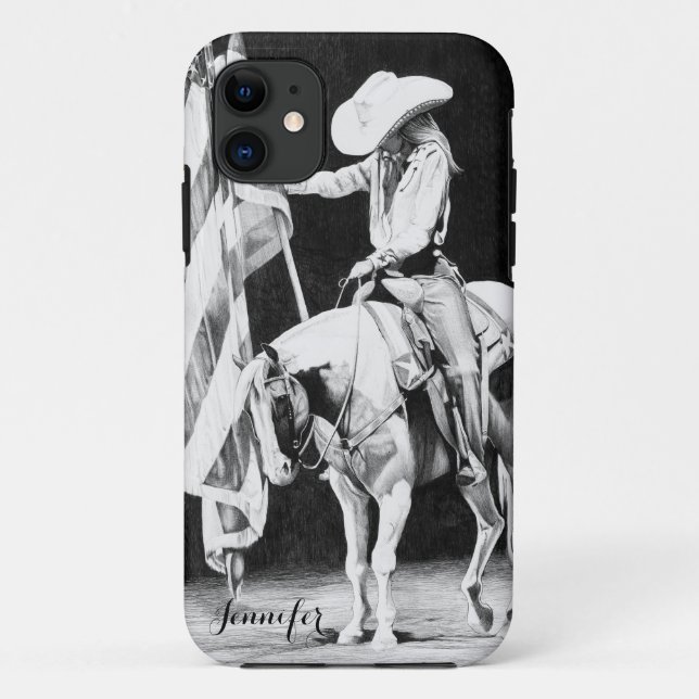 Stampede Prayers (ballpoint) Case-Mate iPhone Case (Back)