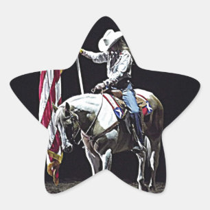 Stampede Prayers Star Sticker