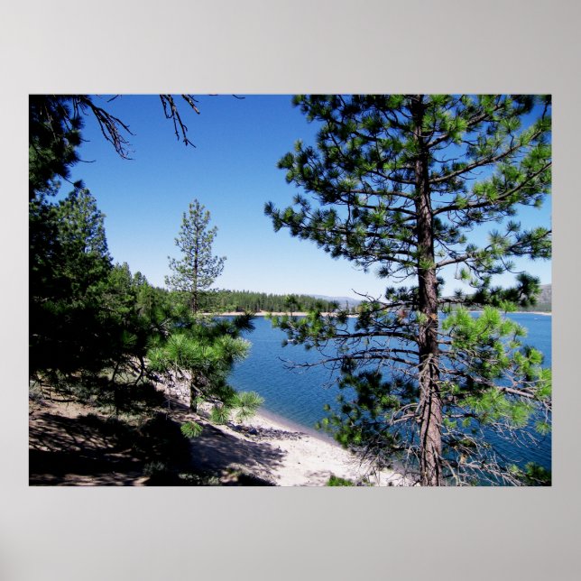 Stampede Reservoir - Tahoe National Forest Poster (Front)