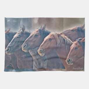 Stampede Tea Towel