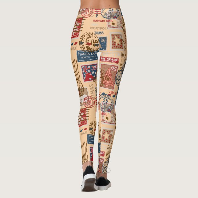 Stamps Christmas Leggings (Back)