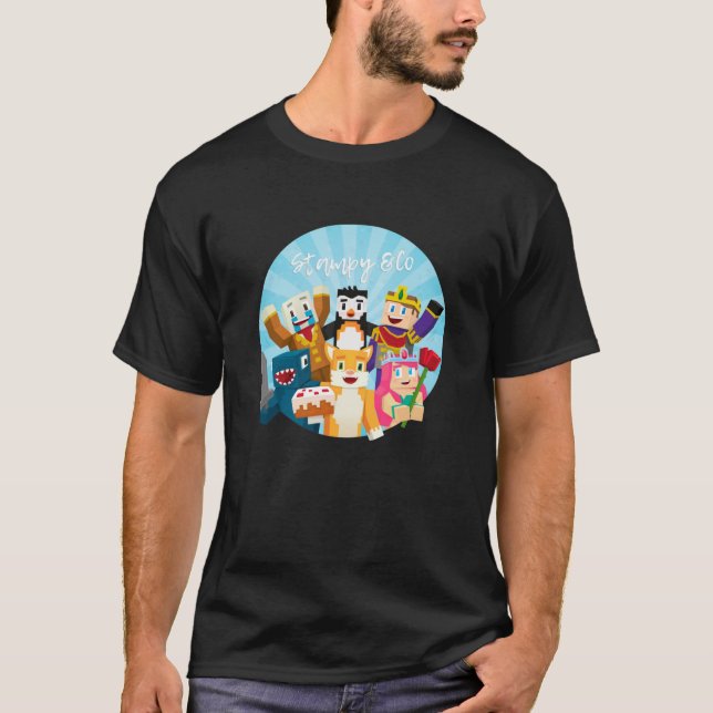 Stampy Cat and His Friends T-Shirt (Front)