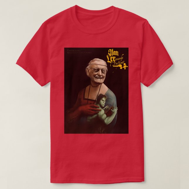Stan Leeonardo Da Vinci T-Shirt (Design Front)