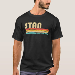 STAN Name Personalised Funny Retro Vintage Birthda T-Shirt