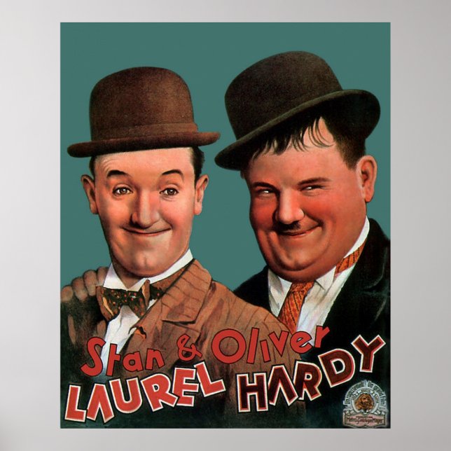 STAN OLIVER Laurel and Hardy Movie Poster (Front)